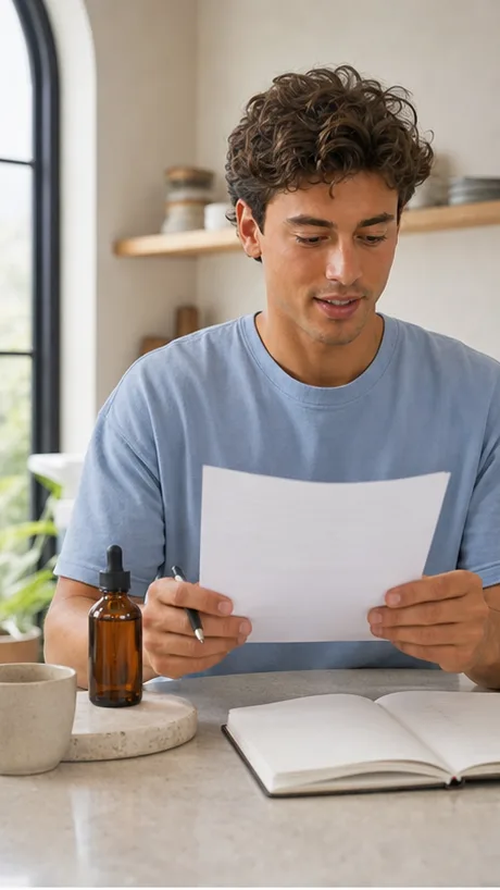 Creator reviewing a brand creative brief
