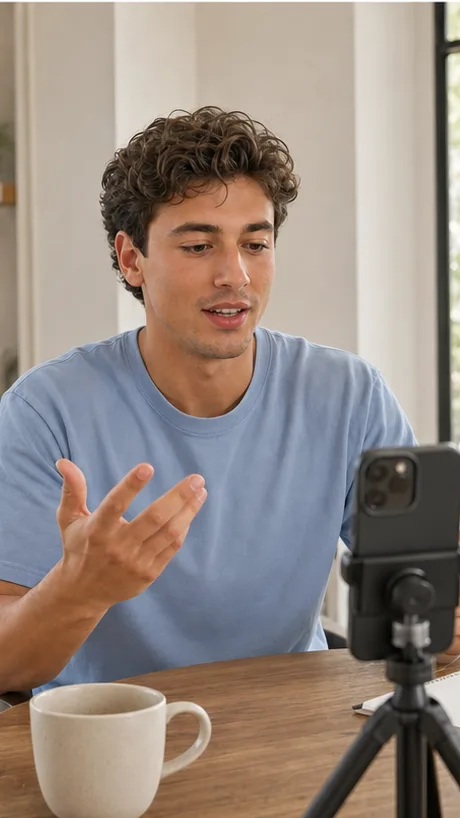 Creator preparing a thoughtful brand outreach message